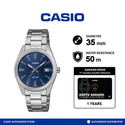CASIO Jam Tangan Unixex UTP-1302PD-2A1VDF Analog