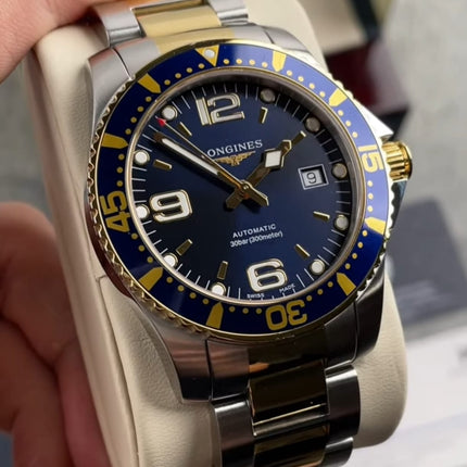 Preloved - LONGINES HydroConquest Automatic 41mm Two-Tone Stainless Steel Bracelet L3.742.3.96.7
