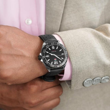 TAG Heuer Formula 1 WAZ1110.FT8023 Black Dial Black Rubber Strap