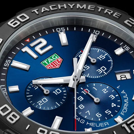 TAG Heuer Formula 1 CAZ101AV.FT8077 Chronograph Blue Dial Blue Rubber Strap