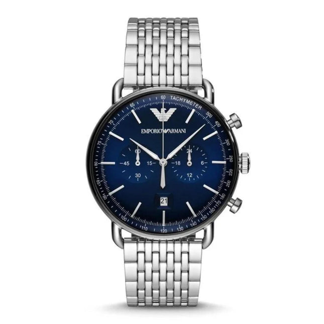 Emporio Armani Aviator Chronograph Blue Dial AR11238