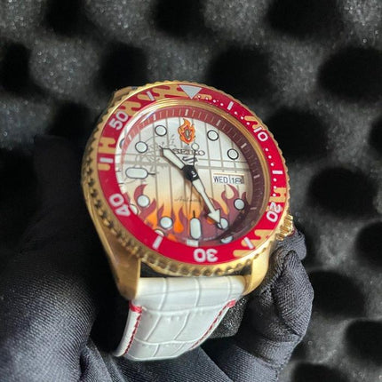 Seiko 5 SRPJ28K1 Demon Slayer Kyojuro Rengoku Limited Edition