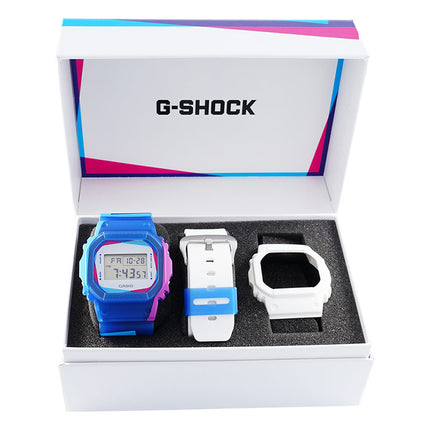 Casio G-Shock DWE-5600PR-2DR Parra SPECIAL EDITION Digital Dial Overprint Resin Band