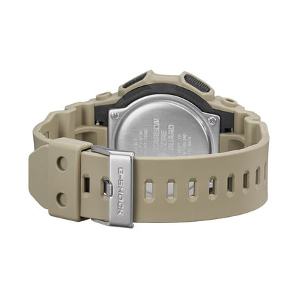 Casio G-Shock GA-010-5ADR New Rugged Basic Analog Digital Black Dial Beige Resin Band
