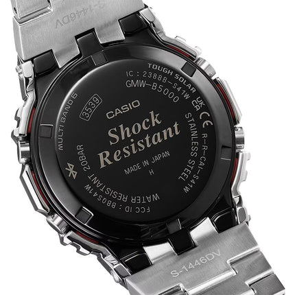 Casio G-Shock GMW-B5000PC-1DR Full Metal 40th Anniversary In Full Spectrum Style St. Steel Band