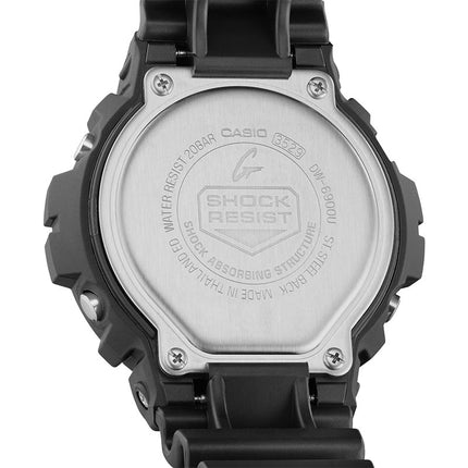 Casio G-Shock DW-6900U-1DR Digital Dial Black Resin Band