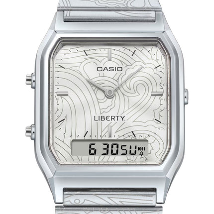 Casio General AQ-230ELT-7ADR Vintage Liberty Collaboration Model Stainless Steel Band