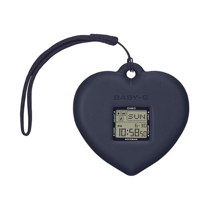 Casio Baby-G + Plus BGD-10KH-2CDR Digital Dial Navy Blue Resin Band + Case Holder Set