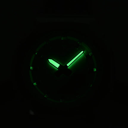 Casio G-Shock GM-S2110-3ADR CasiOak Metallic Colour Series Green Dial Grey Resin Band