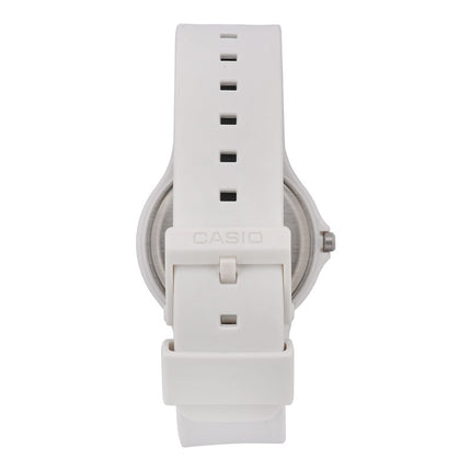 Casio General MQ-24B-7BDF Pop Analog White Dial White Resin Band