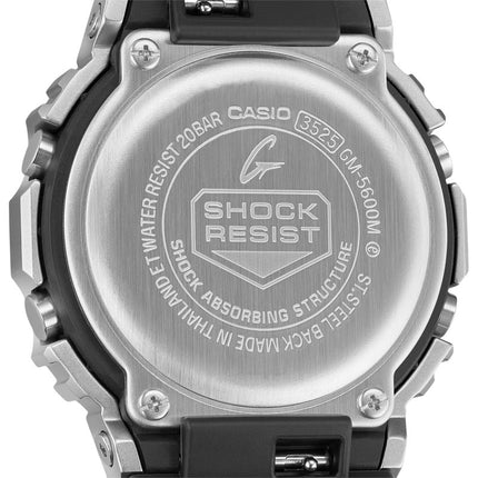 Casio G-Shock GM-5600M-1DR Men Modern Industrial Digital Dial Black Resin Band