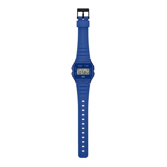 Casio General F-91WB-2A1DF Digital Dial Blue Resin Band