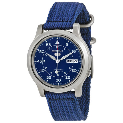 Seiko 5 SNK807K2 Automatic Blue Military Nylon