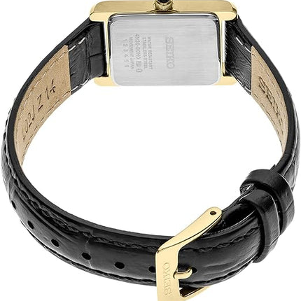 SEIKO SWR054 Classic Tank Ladies Vintage Quartz Gold