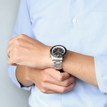 Seiko Prospex Speedtimer Solar HBJ002P1 Grey Dial Stainless Steel
