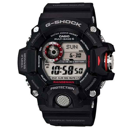 Casio G-Shock RANGEMAN GW-9400-1DR Master Of G Tough Solar Digital Black Resin Band