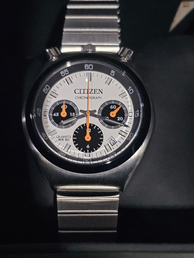 Preloved - Citizen Bullhead Panda Reissue Tsuno Chrono AN3660-81A