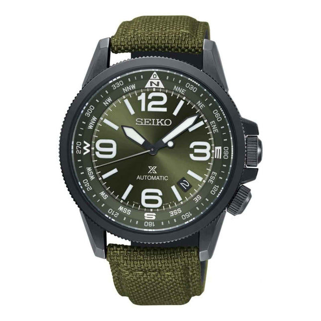 Seiko Prospex SRPC33K1 Land Green Dial Green Olive Nylon Strap