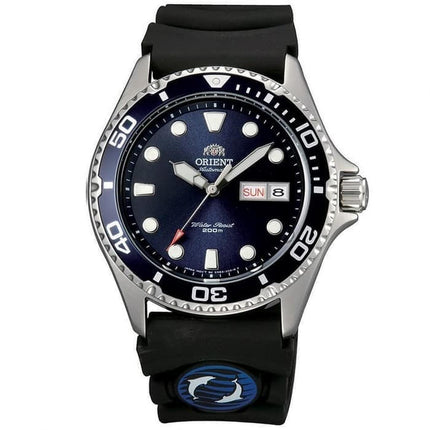 ORIENT FAA02008D9 RAY II BLUE DIAL BLACK RUBBER