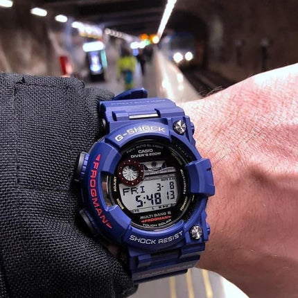 Casio G-Shock Frogman GWF-1000NV-2JF Digital Dial Blue Resin Strap