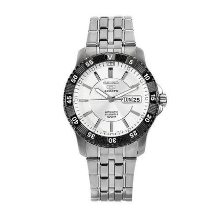 Seiko 5 Sports SNZJ27K1 Automatic Silver Dial Stainless Steel Strap