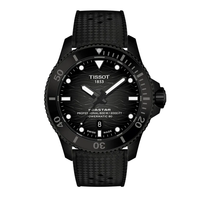 Tissot Seastar 2000 Black Dial 44mm T120.907.37.051.00