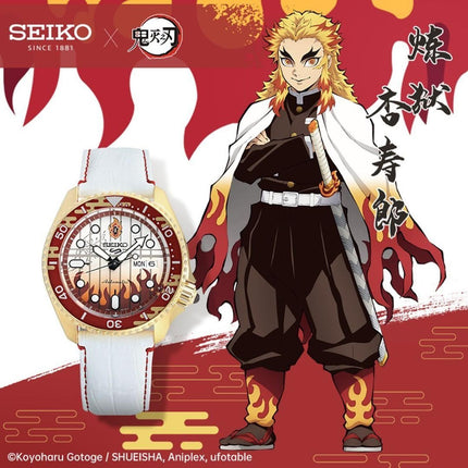 Seiko 5 SRPJ28K1 Demon Slayer Kyojuro Rengoku Limited Edition