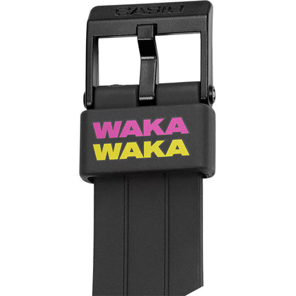 Casio General F-91WPC-1ADR PAC-MAN Collaboration Digital Dial Black Resin Band