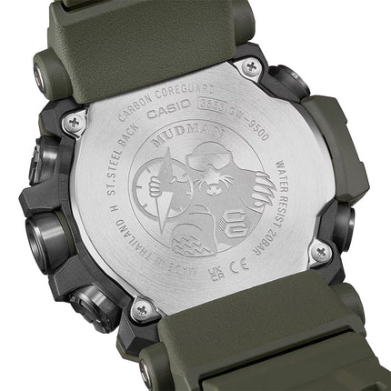Casio G-Shock Mudman GW-9500-3DR Solar Master Of G-Land Digital Dial Green Bio-Based Resin Band