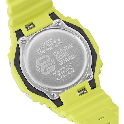 Casio G-Shock GA-2100-9A9DR CasiOak Tone On Tone Series Analog Digital Dial Resin Band