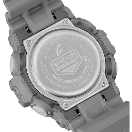 Casio G-Shock GA-700HD-8ADR Hidden Glow Series Digital Analog Luminous Dial Grey Resin Band