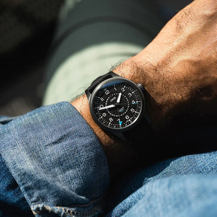 Oris ProPilot 01-798-7768-4284-SET 57TH Reno Air Races Black Dial Textile Strap LIMITED EDITION