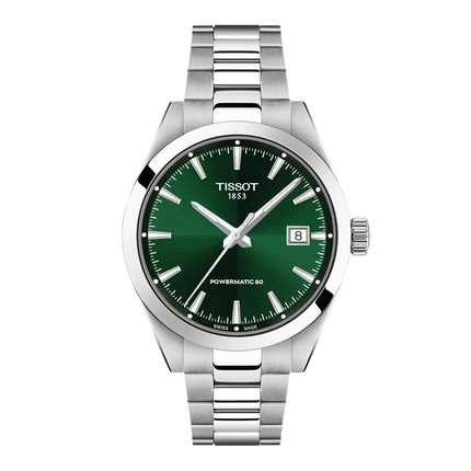 Tissot Gentleman 38MM Powermatic 80 Green Dial T165.807.11.091.00