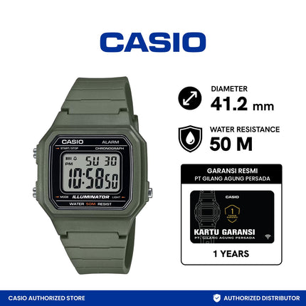 CASIO W-217H-3AVDF Digital