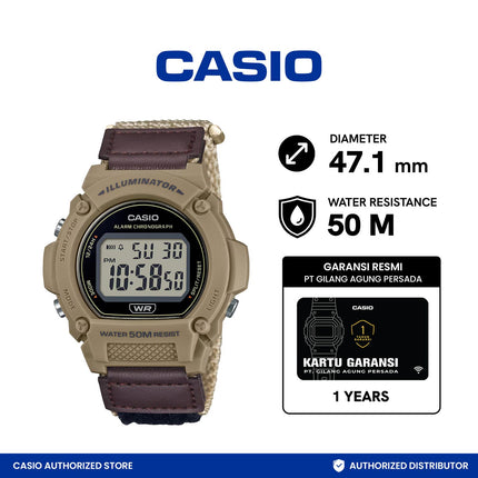 Casio W-219HB-5AVDF Digital