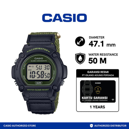 Casio W-219HB-3AVDF Digital