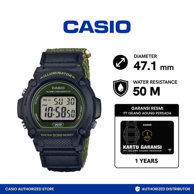 Casio W-219HB-3AVDF Digital