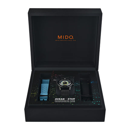 MIDO Ocean Star M026.807.33.051.00 Decompression Timer 1961 Mesh Strap Limited Edition + Extra Strap