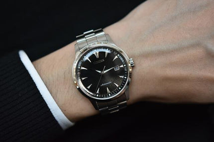 Citizen Mechanical NK0001-84E Kuroshio 1964 Black Dial Stainless Steel Strap Limited Edition