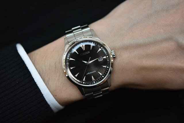 Citizen Mechanical NK0001-84E Kuroshio 1964 Black Dial Stainless Steel Strap Limited Edition