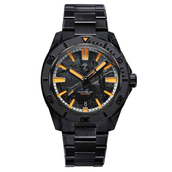 ZELOS Swordfish 40mm SS DLC Meteorite
