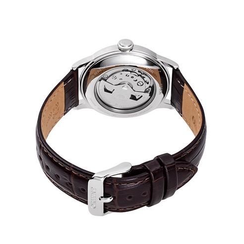 Orient Bambino 38 Classic RA-AC0M04Y Men Beige Dial Brown Leather Strap