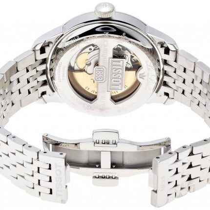 TISSOT T-Classic T006.408.11.057.00 Le Locle Chronometre COSC Black Dial Stainless Steel Strap