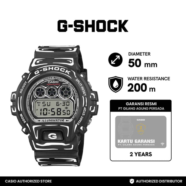 Casio G-SHOCK Jam Tangan DW-6900JV-1DR Model kolaborasi Joshua Vides Digital MATTE