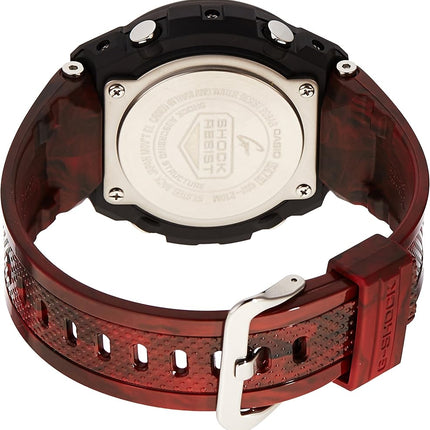 Casio G-SHOCK GST-210M-4ADR - Water Resistance 200M Red Resin Band