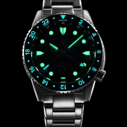 Zelos MAKO 300M GMT 'BLUE METEORITE'
