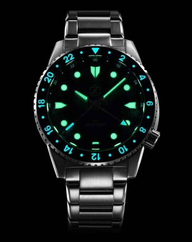 Zelos MAKO 300M GMT 'BLUE METEORITE'