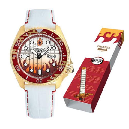 Seiko 5 SRPJ28K1 Demon Slayer Kyojuro Rengoku Limited Edition