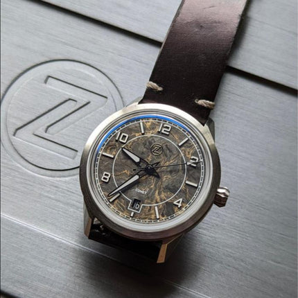 ZELOS COMET 39MM 'GOLD CARBON' Limited