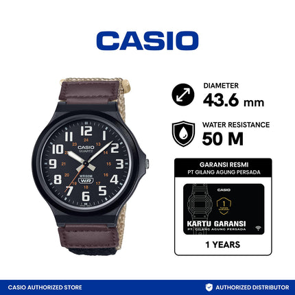 Casio General MW-240B-5BVDF Analog